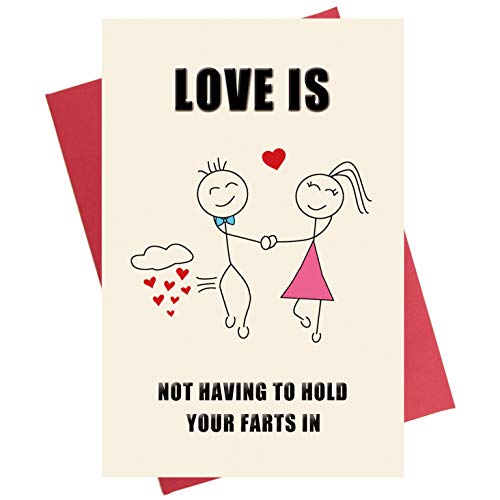 Book Cover Funny Anniversary Card, Rude Birthday Card, Love Card for Girlfriend Boyfriend Him Her Wife Husband