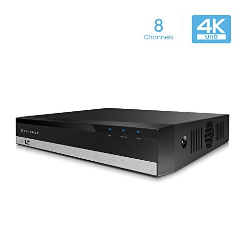 Book Cover Amcrest NV2108-HS 8CH NVR 4K/6MP/5MP/4MP/3MP/1080P Network Video Recorder, 8-Channels, No PoE Ports, Supports 8 x 4K IP Cameras, HDD Not Included (Supports up to 6TB Hard Drive) (No Built-in WiFi)