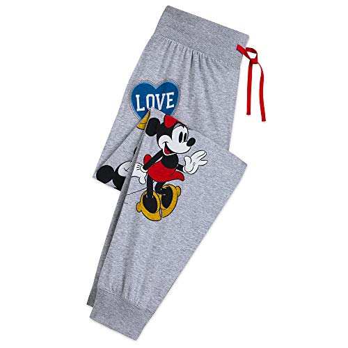 Book Cover Disney Mickey and Minnie Mouse Lounge Pants for Women Multi