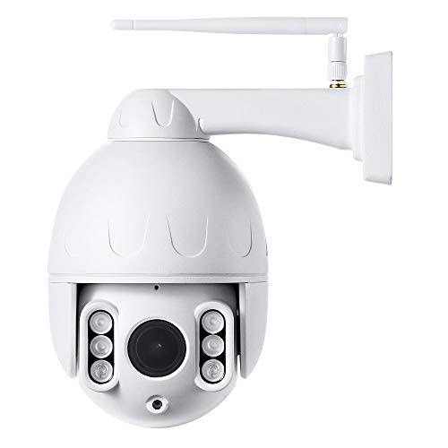 Book Cover Outdoor PTZ 2.4G WiFi Security Camera Wireless Surveillance HD 1080P Pan/Tilt Zoom 5X Optical 165ft Night Vision Two-Way Audio IP66 Weatherproof Motion Detection & E-Mail/Push Alerts AT-200PW