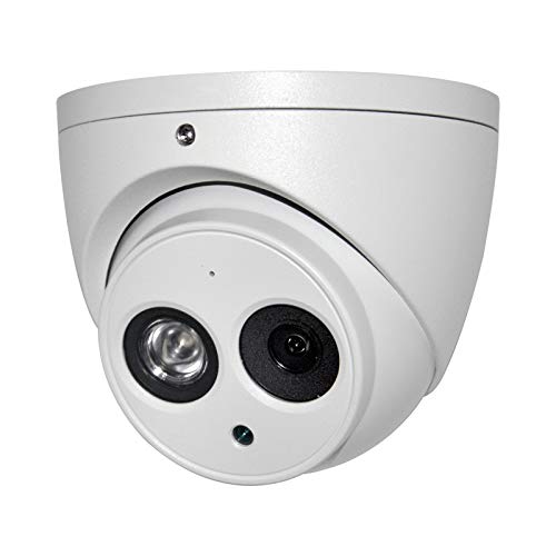 Book Cover 6MP Outdoor PoE IP Camera IPC-HDW4631C-A 2.8mm, Dome Security Camera with Audio, Built-in Mic, IR 164ft Night Vision, Smart H.265 WDR, IVS, IP67, International Version