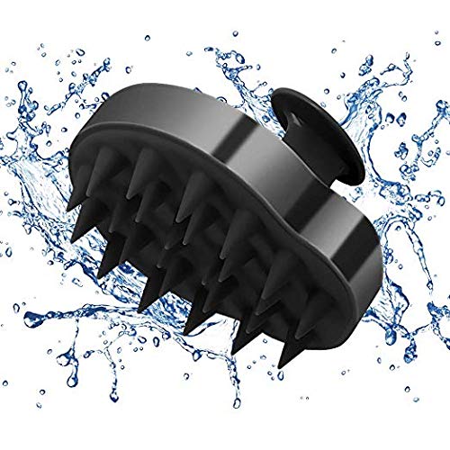 Book Cover STURME Shampoo Brush Soft Silicone Hair Scalp Massager Clean Scalp Deeply Massage Scalp Promote Blood Circulation Reduce Stress Perfect for Men Women Children and Pets