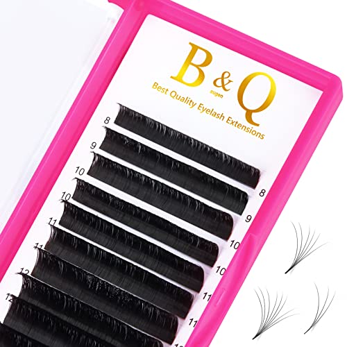 Book Cover B&Qaugen Easy Fan Lashes D-0.05-8-15 mix Volume Lash Extensions 9 to 25 mm B&Qaugen Easy Fan Volume Lashes Blooming Lashes Automatic Flowering Eyelash Extensions(D-0.05-8-15)
