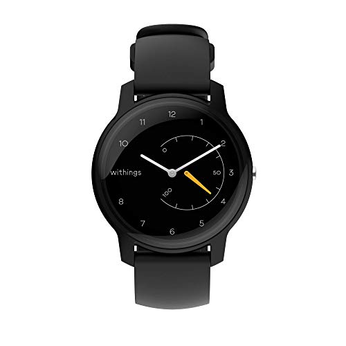 Book Cover Withings Move - Activity Tracking Watch, 38mm, Black & Yellow, Model:3700546705441