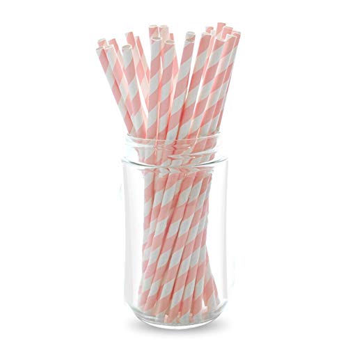 Book Cover Biodegradable Paper Straws, Drinking Straws, Stripe Paper Straws for Mason Jar, Fit Party Favors Mix Colorful Printing 24pcs/ lot