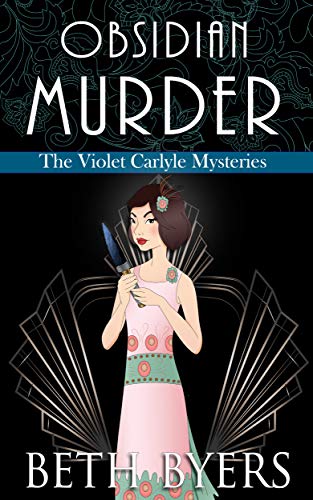 Book Cover Obsidian Murder: A Violet Carlyle Cozy Historical Mystery (The Violet Carlyle Mysteries Book 8)
