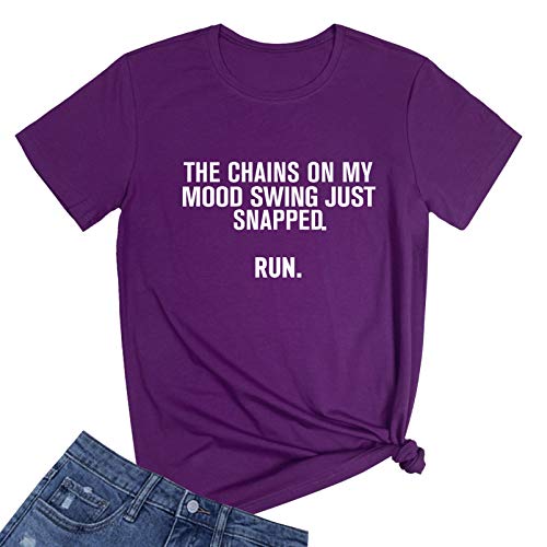 Book Cover ROSEPARK Women The Chains Funny T Shirt Graphic Teen Girl Tee