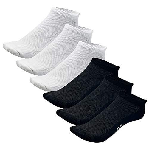 Book Cover Super Soft and Comfortable No Show Bamboo Workout Socks for Men & Women & Kids