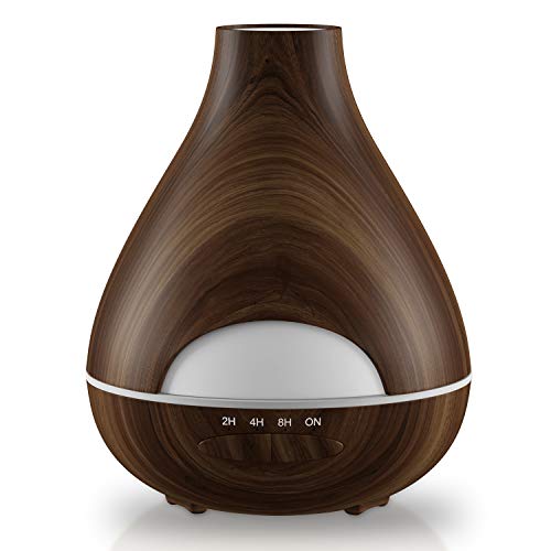 Book Cover Lilend Aroma Essential Oil Diffuser Premium XL No Condensation with Auto Shut-Off - Aromatherapy Ultrasonic Dark Wood Burner 530 Ml Cool Mist - 16 h - Air Humidifier for Home, Office, Spa