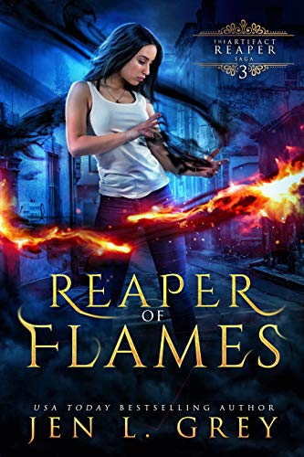 Book Cover Reaper of Flames (The Artifact Reaper Saga Book 3)