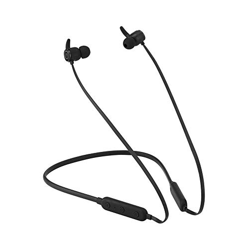 Book Cover aloutte Wireless Magnetic Neckband Earphones,Bluetooth Headphones 10Hr Working Time, V4.1 Noise Cancelling Earbuds with Mic for Sports Truck Driver,Ipx5 Waterproof Sweatproof Bluetooth Headset (Black)