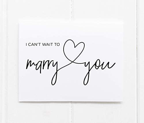Book Cover I Can't Wait to Marry You, Bride to Groom Wedding Day Card, Letters To My Husband From Wife, Love Gift for Him, Fiancé Gifts, Vows