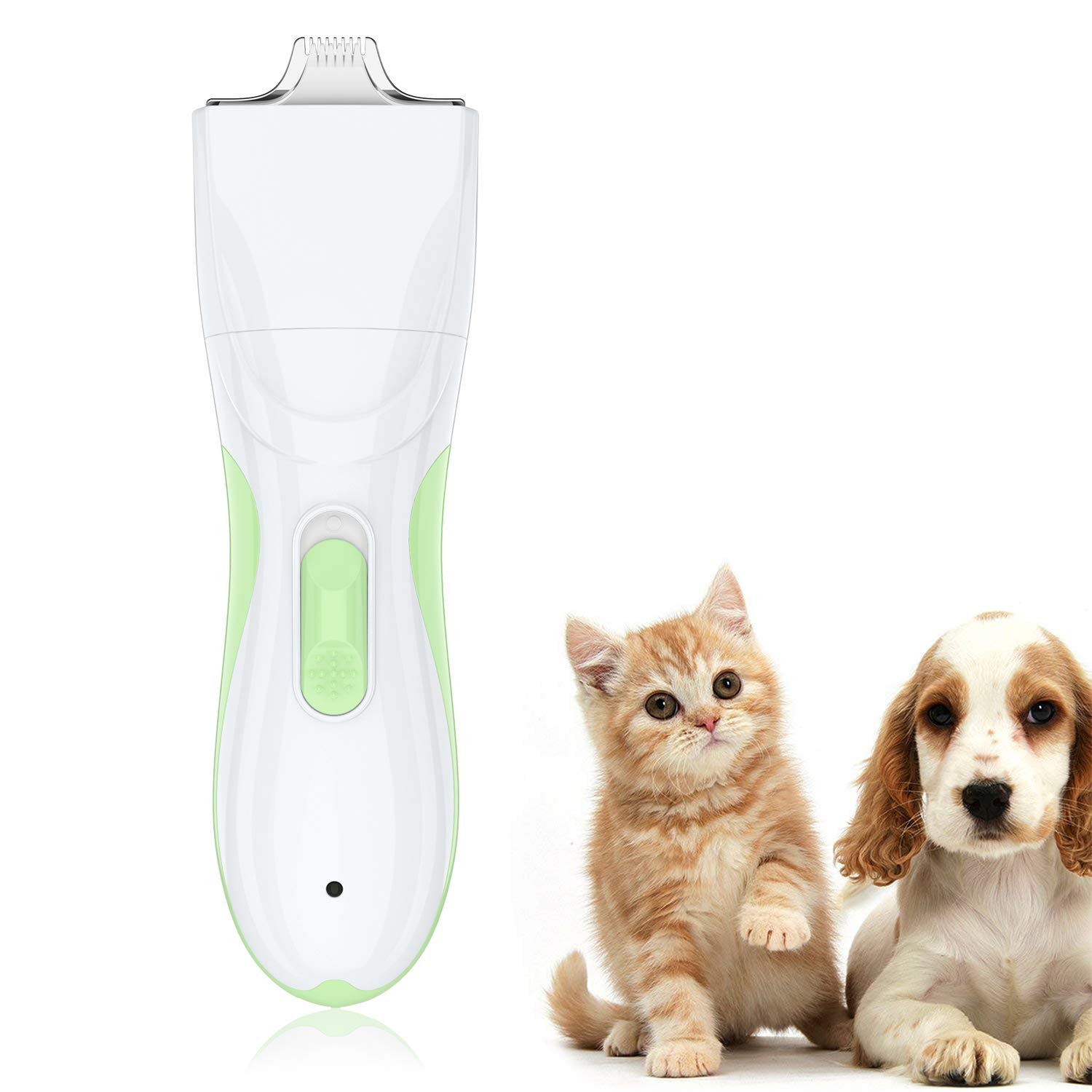 Book Cover TURN RAISE Professional Dog Grooming Clippers,Washable Dog Shaver Clippers Low Noise Rechargeable Electric Quiet Dog Hair Clipper with Detachable Ceramic Blade for Dogs and Cats,Eyes,Face,Ears,Paw