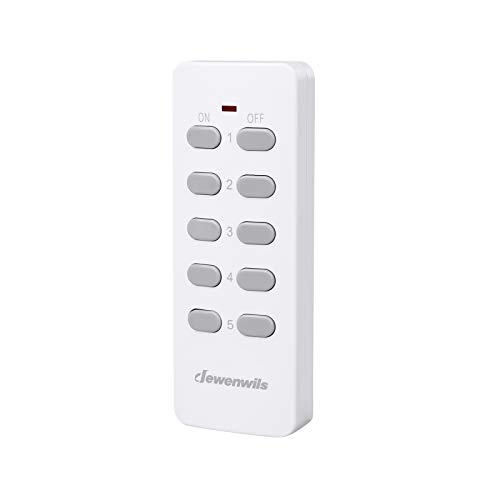 Book Cover DEWENWILS Single Remote Controller HRLS13A-R Without Receiver (1 Programmable Remote Controller Only)