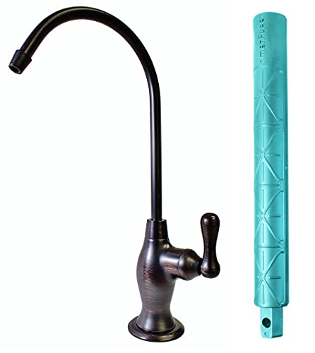Book Cover Metpure Reverse Osmosis Dinking Water Non Air Gap RO Faucet Filtration System Water Dispenser Spout (Venetian Bronze) with Drinking Water Faucet Wrench RO-FW148