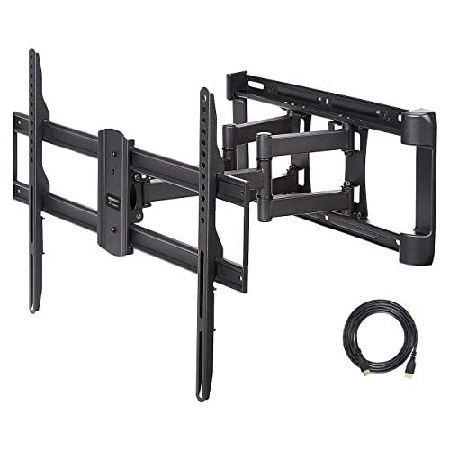 Book Cover AmazonBasics Dual Arm Full Motion TV Wall Mount Bracket, for 38 to 80 inch TVs