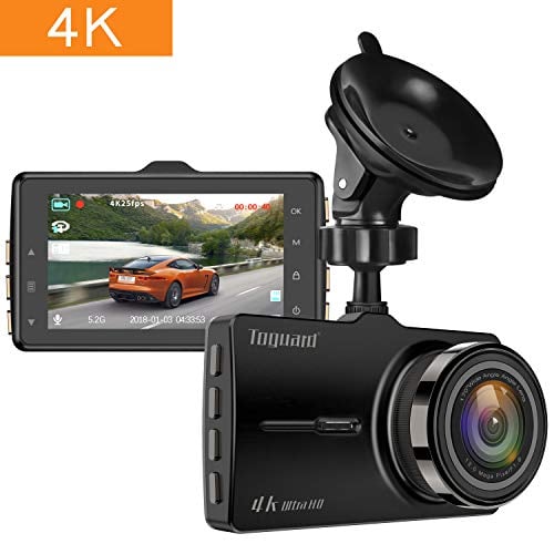 Book Cover 4k Dash Cam,TOGUARD Ultra HD Dash Camera for Car, Car Camera Driving Recorder with 3 Inch LCD Screen 170Â° Wide Angle, G-Sensor, Parking-Monitor, Loop Recording, Motion Detection