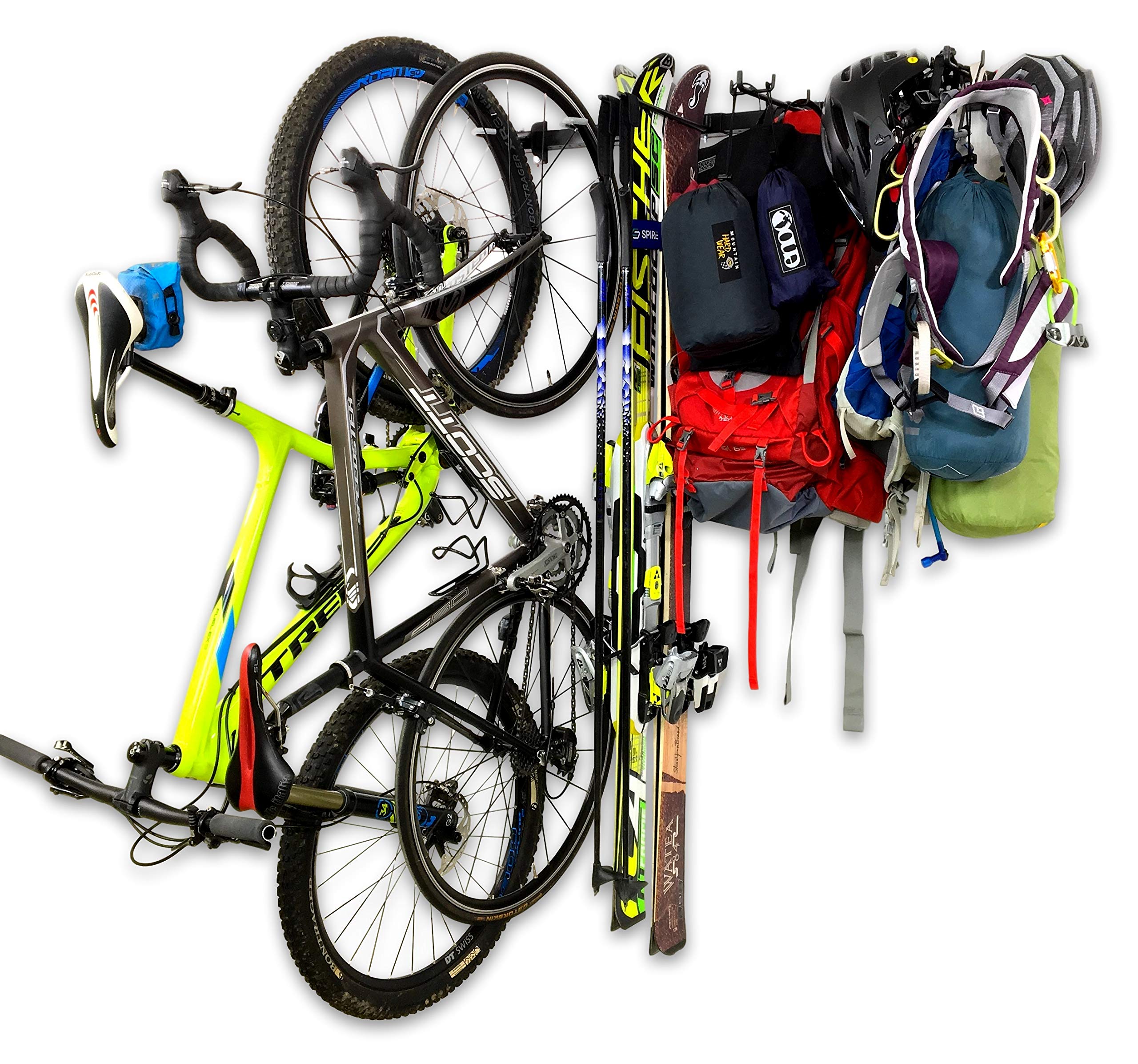 Book Cover StoreYourBoard Adventure Gear Wall Storage Rack, Holds Bikes, Skis, Camping, Hiking, Climbing Gear, Home and Garage Storage System