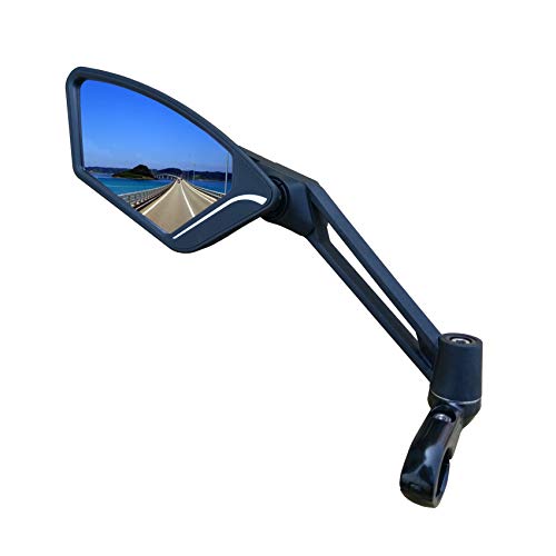 Book Cover MEACHOW New Scratch Resistant Glass Lens,Handlebar Bike Mirror, Adjustable Safe Rearview Mirror, Bicycle Mirror,ME-003(2019)