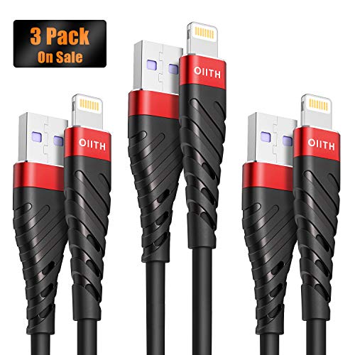 Book Cover OIITH 3Pack 10Ft Charger Cable for Long 10 Foot iPhone Charger Cord, Data Sync Fast iPhone USB Charging Cable Cord Compatible with iPhone X Case/8/8 Plus/7/7 Plus/6/6s Plus/5s/5,iPad Mini Case