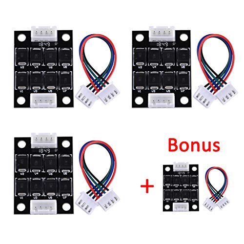 Book Cover SIQUK 4 Pcs TL Smoother Addon Module 3D Printer Accessories Filter for Pattern Elimination Motor Clipping Filter 3D Pinter Motor Drivers