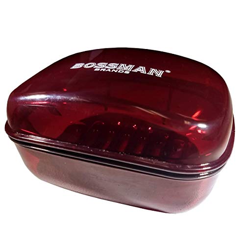 Book Cover Bossman 3 Piece Soap Caddy- Red