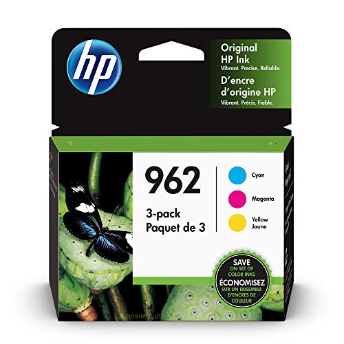 Book Cover HP 962 | 3 Ink Cartridges | Cyan, Magenta, Yellow | 3HZ96AN, 3HZ97AN, 3HZ98AN