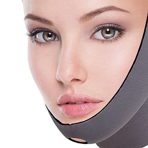 Book Cover The Elixir Beauty Facial Lifting Belt for Women, V-line Chin Cheek Lift Up Band Bandage, Slimming Bandage Double Chin Care V Face Belts Correction Belt, Large