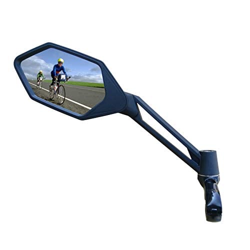 Book Cover MEACHOW New Scratch Resistant Glass Lens,Handlebar Bike Mirror, Adjustable Safe Rearview Mirror, Bicycle Mirror,ME-005
