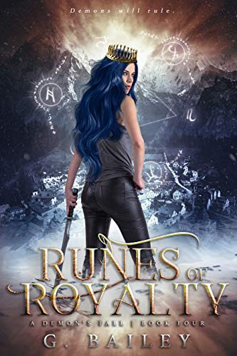 Book Cover Runes of Royalty: A Reverse Harem Urban Fantasy (A Demon's Fall series Book 4)