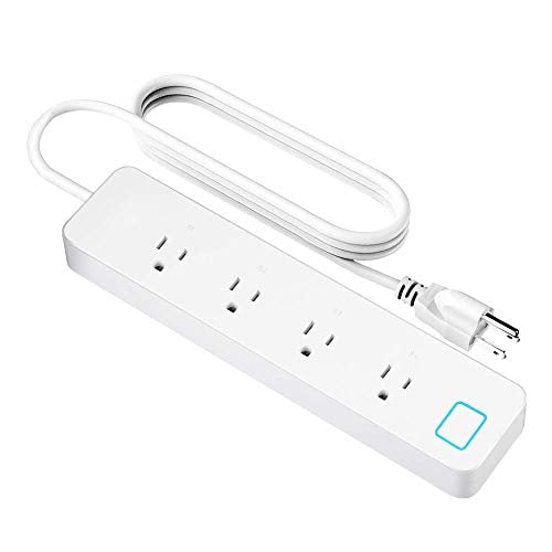 Book Cover Smart Power Strip Wifi Smart Plug Compatible with Alexa Outlet and Google Home Remote Control and App Control Your Device Individually or Grouply Anywhere