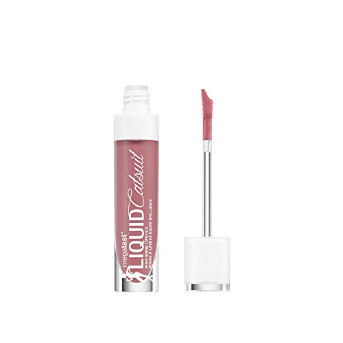 Book Cover wet n wild Megalast Liquid Catsuit High Shine Lipstick, Send Nudes, 0.2 Ounce