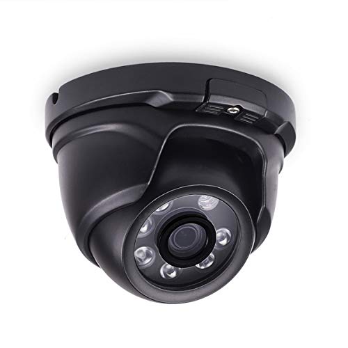 Book Cover Tonton Full HD 1080P 2.0MP Indoor/Outdoor Dome Camera,Full Metal Housing,Night Vision up to 65 Ft,6PCS Infrared LED with IR Cut,Suitable for TVI and Hybrid Security Camera System and DVR(Black)