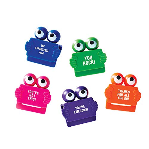 Book Cover Baudville Privacy Web Cam Covers - Pack of 5, 1 of Each Color - Motivational Messages - Employee Appreciation and Recognition Gift