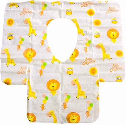 Book Cover 20 Large Disposable Toilet Potty Seat Covers for Kids Infants Toddlers Extra Large Individually Wrapped for Travel and Public Toilets Restrooms. Soft and Waterproof. Protect Against Germs. Buy Now!