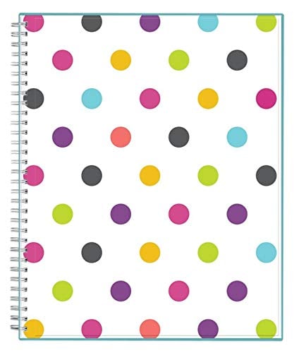 Book Cover Blue Sky 2019-2020 Academic Year Teachers Weekly & Monthly Lesson Planner, Flexible Cover, Twin-Wire Binding, 8.5