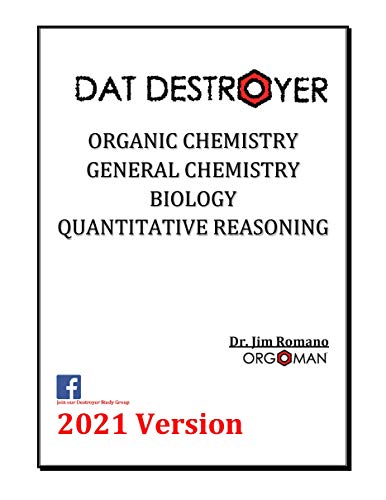 Book Cover 2021 DAT Destroyer 2021 Math Destroyer 2 books - Direct from the publisher Orgoman!
