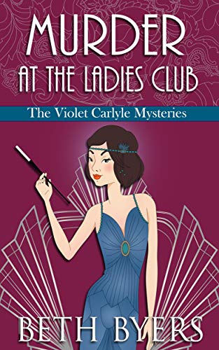 Book Cover Murder at the Ladies Club: A Violet Carlyle Cozy Historical Mystery (The Violet Carlyle Mysteries Book 9)