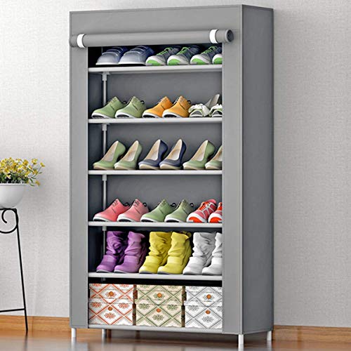 Book Cover Wehome Dresser Organizer with 5 Drawers, Fabric Dresser Tower for Bedroom, Hallway, Entryway, Closets - Gray