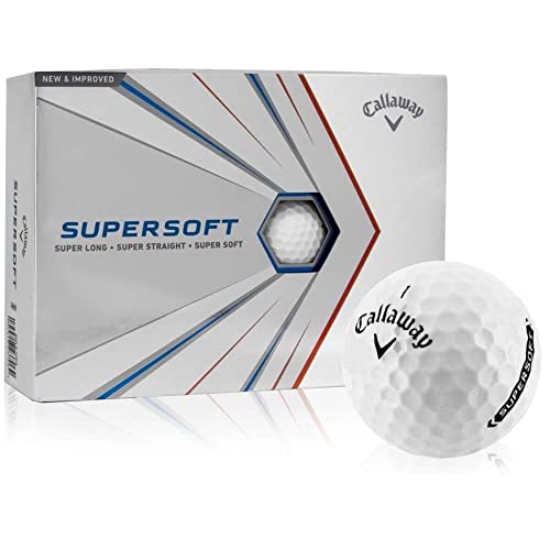 Book Cover Callaway Golf Supersoft Golf Balls (White ),12 pack, Prior Generation