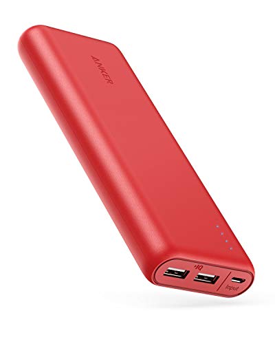 Book Cover Portable Charger Anker PowerCore 20100mAh - Ultra High Capacity Power Bank with 4.8A Output, External Battery Pack for iPhone, iPad & Samsung Galaxy & More (Red)
