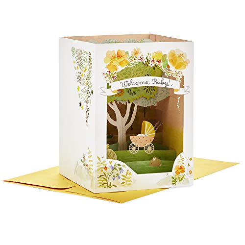 Book Cover Hallmark Paper Wonder Displayable Pop Up Baby Shower Card (Family Tree) (899RZW1005)