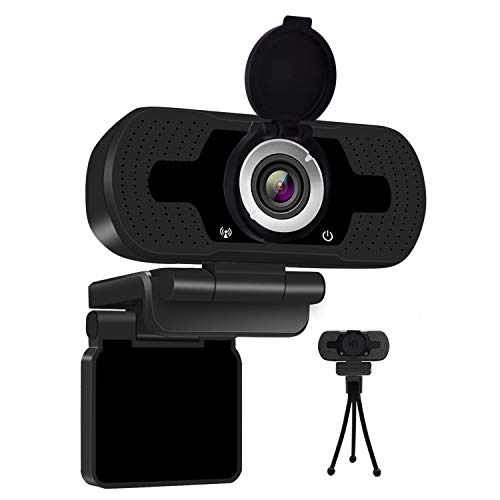 Book Cover Anivia 1080P HD Webcam with Microphone, Web Camera with Privacy Cover and Tripod Stand, USB Camera for Computer Plug and Play, 30FPS, for Meetings Video Calls Compatible with Desktop Laptop