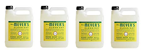Book Cover Mrs. Meyer's Clean Day Liquid Hand Soap Refill, Honeysuckle, 33 Ounce - (Pack of 4)