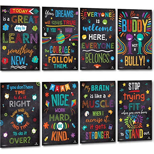 Book Cover Sproutbrite Classroom Poster Decorations - Motivational Kindness and Inspirational Themes