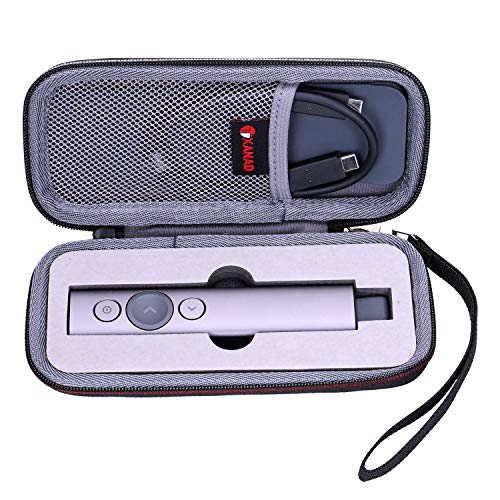 Book Cover XANAD Hard Case for Logitech Spotlight Presentation Remote - Storage Protective Travel Carrying Bag