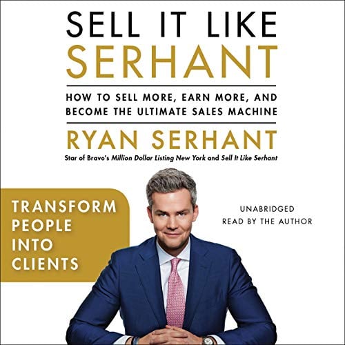 Book Cover Transform People into Clients: Sales Hooks from Sell It Like Serhant with Exclusive Audio Content
