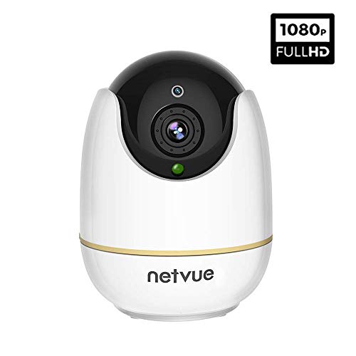 Book Cover 1080P Pet Camera, Home Camera 2 Way Audio, Baby Monitor Night Vision, Motion Detection, Compatible with Alexa Echo Show, Indoor Camera, Baby Camera with Cloud Storage (White)