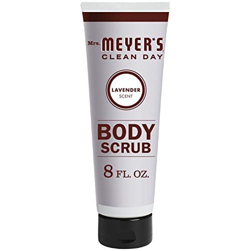 Book Cover Mrs. Meyer's Clean Day Body Scrub, Exfoliating Sugar Body Scrub, Cruelty Free Formula, Lavender Scent, 8 oz