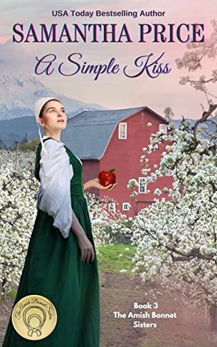 Book Cover A Simple Kiss: Amish Romance (The Amish Bonnet Sisters Book 3)